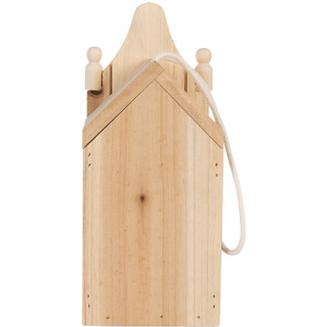 Casa para pájaros Clayre & Eef 6H2438 10x11x23 cm Madera