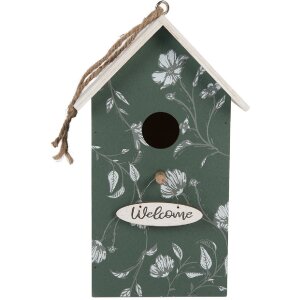 Casa para pájaros Clayre & Eef 6H2439 15x10x22 cm