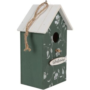Casa para pájaros Clayre & Eef 6H2439 15x10x22 cm