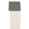 Casa para pájaros Clayre & Eef 6H2441 15x10x22 cm blanco gris