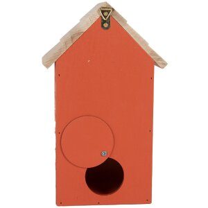 Casa para pájaros Clayre & Eef 6H2442 15x10x22 cm Rojo Marrón