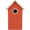 Casa para pájaros Clayre & Eef 6H2442 15x10x22 cm Rojo Marrón