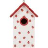 Casa para pájaros Clayre & Eef 6H2445 15x10x22 cm Marienkäfer