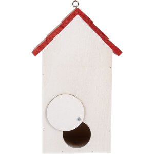 Clayre & Eef 6H2446 Casita para Pájaros 15x10x22 cm Madera Estilo Rústico
