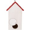 Clayre & Eef 6H2446 Casita para Pájaros 15x10x22 cm Madera Estilo Rústico