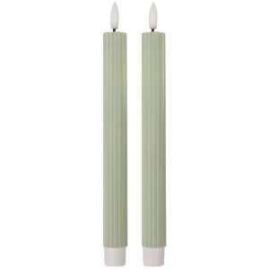 Clayre & Eef 6CA0002GR Juego de 2 Velas con LED...