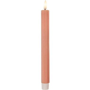 Juego de 2 velas LED Rosa 2x25 cm Clayre & Eef