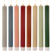 Juego de 2 velas LED Rosa 2x25 cm Clayre & Eef