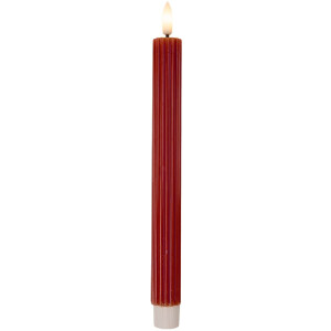 Clayre & Eef 6CA0002R Juego de 2 Velas LED Rosa 2x25 cm