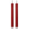 Clayre & Eef 6CA0002R Juego de 2 Velas LED Rosa 2x25 cm