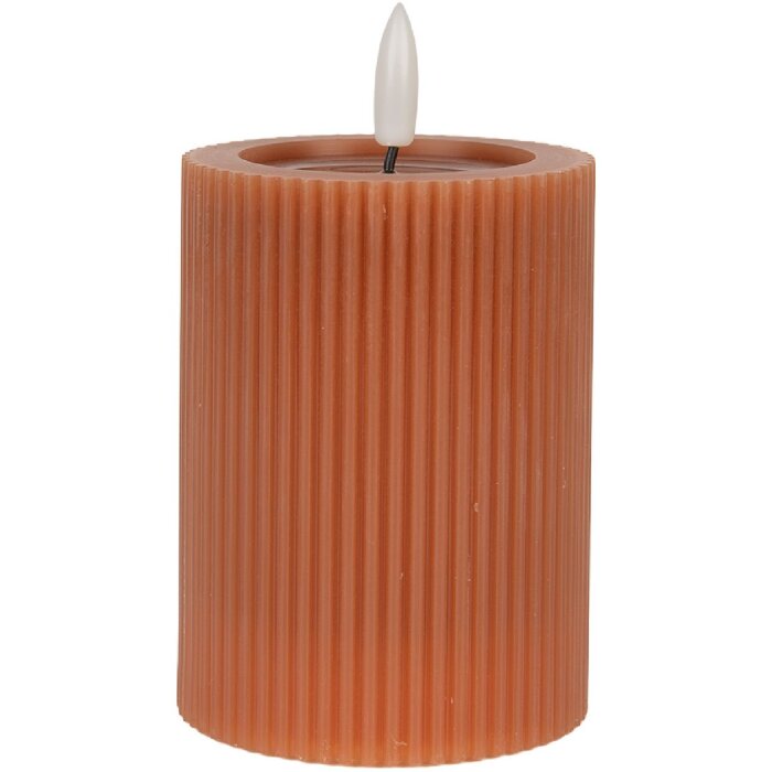 Candelabro con LED Clayre & Eef 6CA0003CH Ø 8x13 cm 2xAA