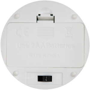 Vela con LED Clayre & Eef 6CA0003DGR Diámetro 8x13 cm