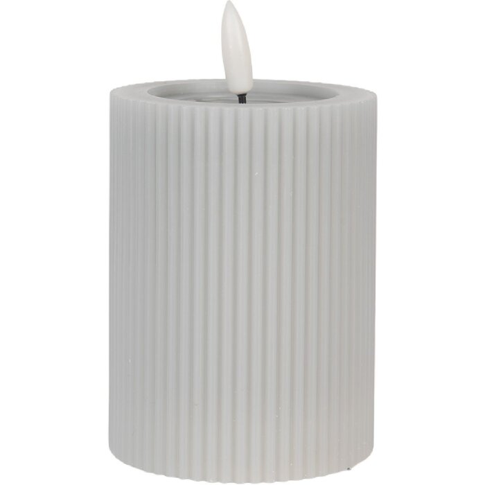 Candelabro con LED Clayre & Eef 6CA0003G Ø 8x13 cm 2xAA