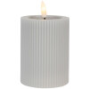 Candelabro con LED Clayre & Eef 6CA0003G Ø 8x13 cm 2xAA