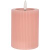 Clayre & Eef 6CA0003P Vela LED Rosa 8x13 cm