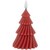 Candelabro con LED Clayre & Eef 6CA0005 Ø 8x13 cm Árbol de Navidad