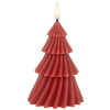 Candelabro con LED Clayre & Eef 6CA0005 Ø 8x13 cm Árbol de Navidad