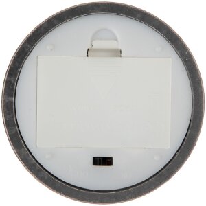 Portavelas LED Clayre & Eef 6CA0007 Ø 8x10 cm 3xAAA Marrón