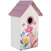 Casa para Pájaros Clayre & Eef 6H2452 15x10x22 cm Blanco-Rosa