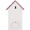Casa para Pájaros Clayre & Eef 6H2452 15x10x22 cm Blanco-Rosa