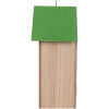 Casa para pájaros Clayre & Eef 6H2453 14x10x23 cm Blanco Verde