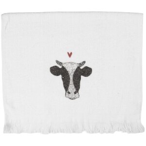 Toalla de Invitado Clayre & Eef CT036 40x66 cm Blanco...