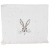 Toalla de Invitado Clayre & Eef CTRUB 40x66 cm Blanco-Gris