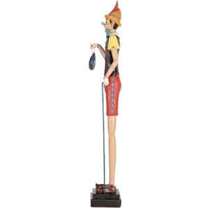 Figura decorativa de Pinocho Clayre & Eef 5PR0165 12x11x68 cm