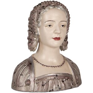 Busto Decorativo Mujer Clayre & Eef 6PR5548 27x15x30...