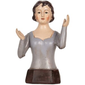 Busto decorativo Mujer Clayre & Eef 6PR5554 12x9x20...