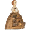 Caja de Joyas Mujer Clayre & Eef 6PR5558 16x11x20 cm Marrón-Beige