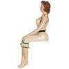Clayre & Eef 6PR5560 Decoración Mujer 12x10x29 cm Beige