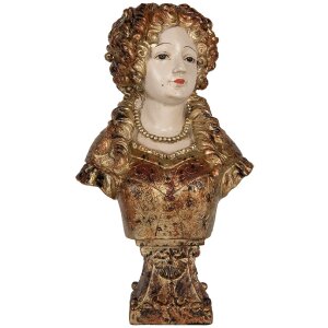 Busto Decorativo Mujer Clayre & Eef 6PR5563 Beige y...