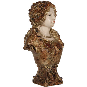 Busto Decorativo Mujer Clayre & Eef 6PR5563 Beige y...