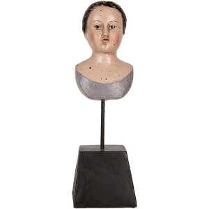 Busto Decorativo Mujer Clayre & Eef 6PR5564 11x11x34...