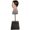 Busto Decorativo Mujer Clayre & Eef 6PR5564 11x11x34 cm Beige-Marrón