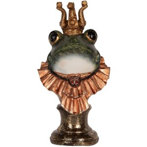 Busto decorativo de rana Clayre & Eef 6PR5566...