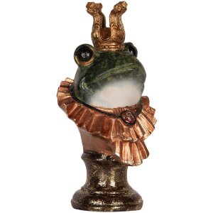 Busto decorativo de rana Clayre & Eef 6PR5566...