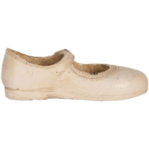 Zapato decorativo Clayre & Eef 6PR5571 15x6x5 cm Beige