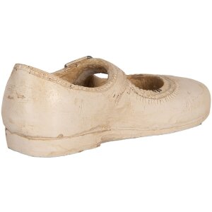 Zapato decorativo Clayre & Eef 6PR5571 15x6x5 cm Beige