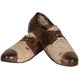 Zapato Decorativo Clayre & Eef 6PR5572 12x11x8 cm Marrón