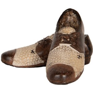 Zapato Decorativo Clayre & Eef 6PR5572 12x11x8 cm Marrón