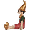 Figura decorativa Pinocchio Clayre & Eef 6PR5573 13x13x19 cm beige-roja