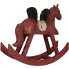 Caballo balancín decorativo Clayre & Eef 6PR5580 39x12x33 cm Rosa