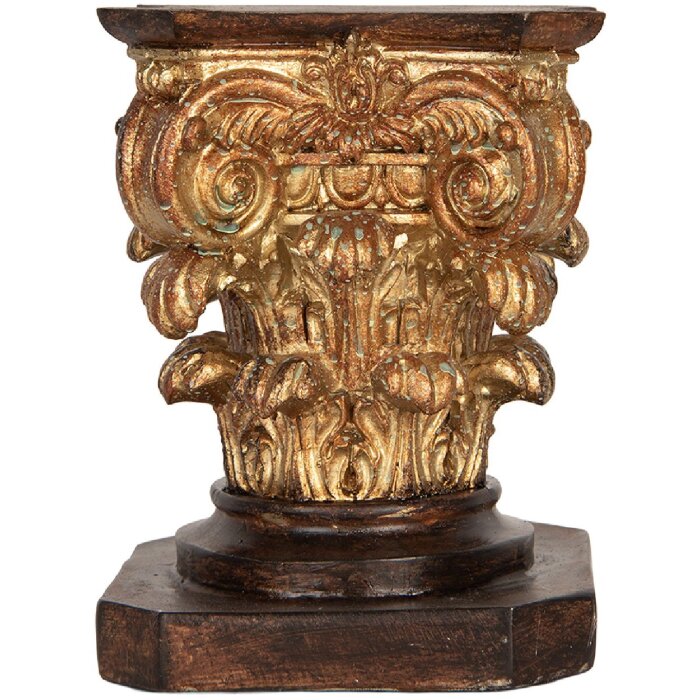 Base Clayre & Eef 6PR5581 12x12x16 cm Marrón-Dorado