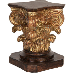 Base Clayre & Eef 6PR5581 12x12x16 cm Marrón-Dorado