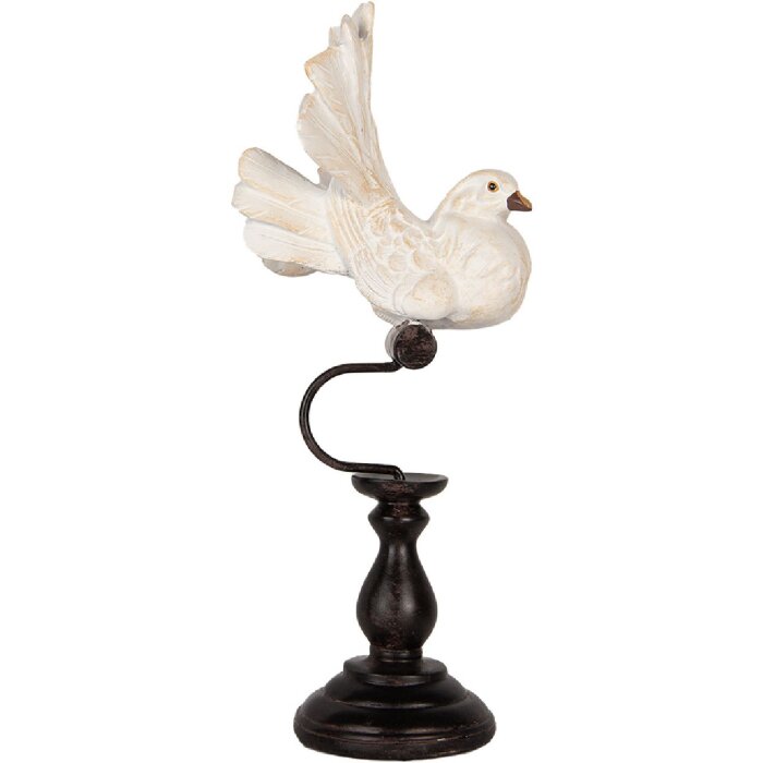 Clayre & Eef 6PR5586 Decoración Pájaro 15x11x36 cm