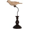 Decoración Pájaro Clayre & Eef 6PR5587 12x7x21 cm Beige Marrón