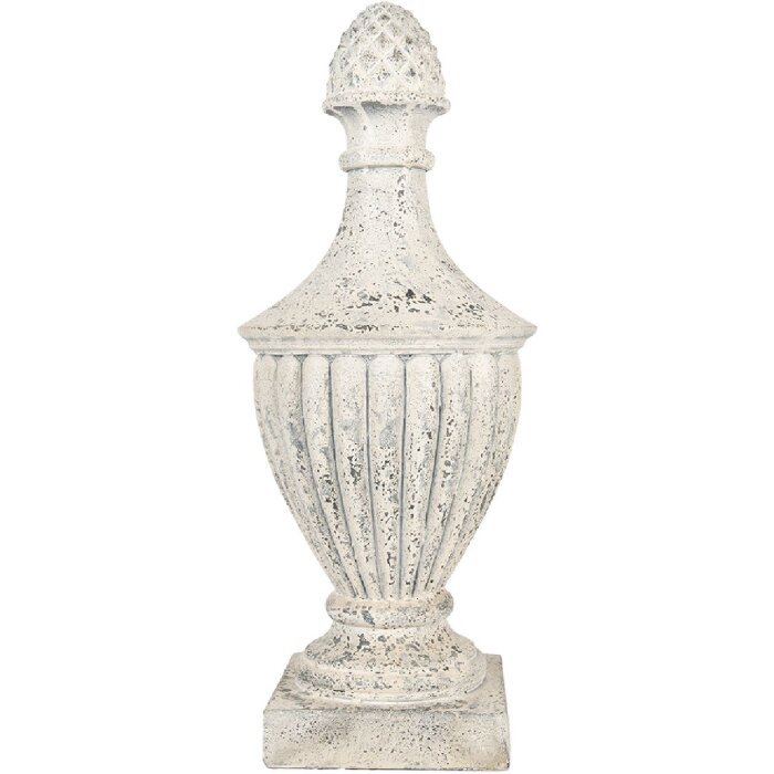 Clayre & Eef 5MG0065 Ornato Decorativo 26x26x64 cm Beige Gris