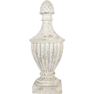 Clayre & Eef 5MG0065 Ornato Decorativo 26x26x64 cm Beige Gris